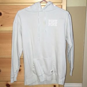 VS PINK Oversized Light Blue Hoodie